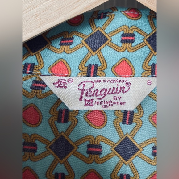 Original Penguin, silk blouse, ruffle party vibes, Sm., good condition - Picture 2 of 8